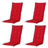GARTENSTUHLKISSEN Panama 123/50 cm 4er-Set - Rot, Textil (50/7/123cm) - Madison