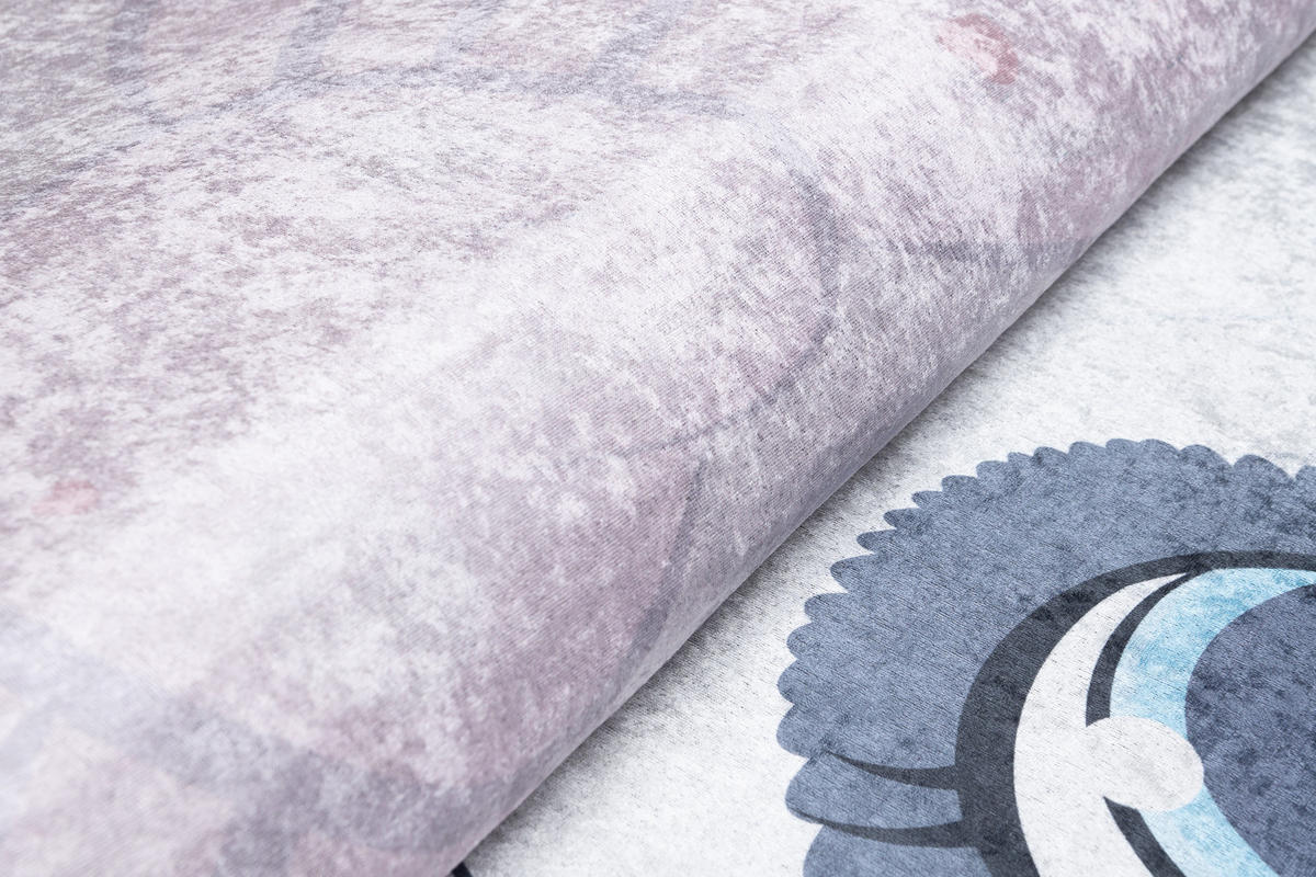 TEPPICH EMMA Grau 140/200 cm - Grau, Kunststoff (140/200cm) - Tapiso