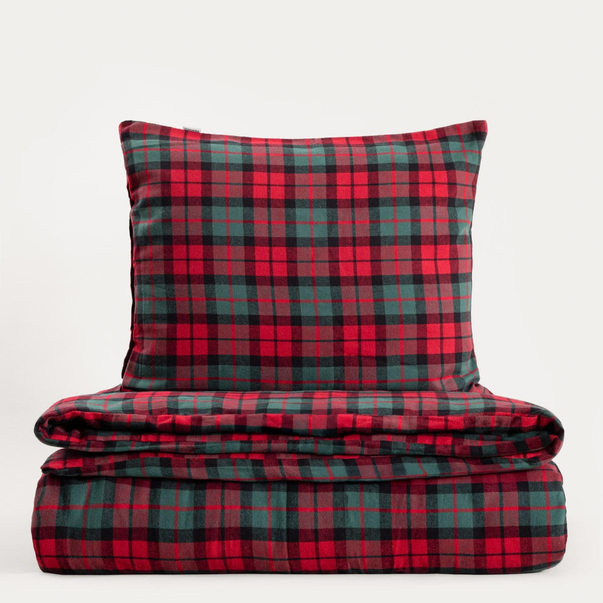 BETTWÄSCHE Tartan Flanell rot 220/200 cm - Rot, Textil (220/200cm) - Homla