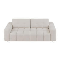 SOFA - 3 Personen - stoff - beige Sopelana - Beige, Kunststoff/Textil (220/78/100cm) - Vente-Unique