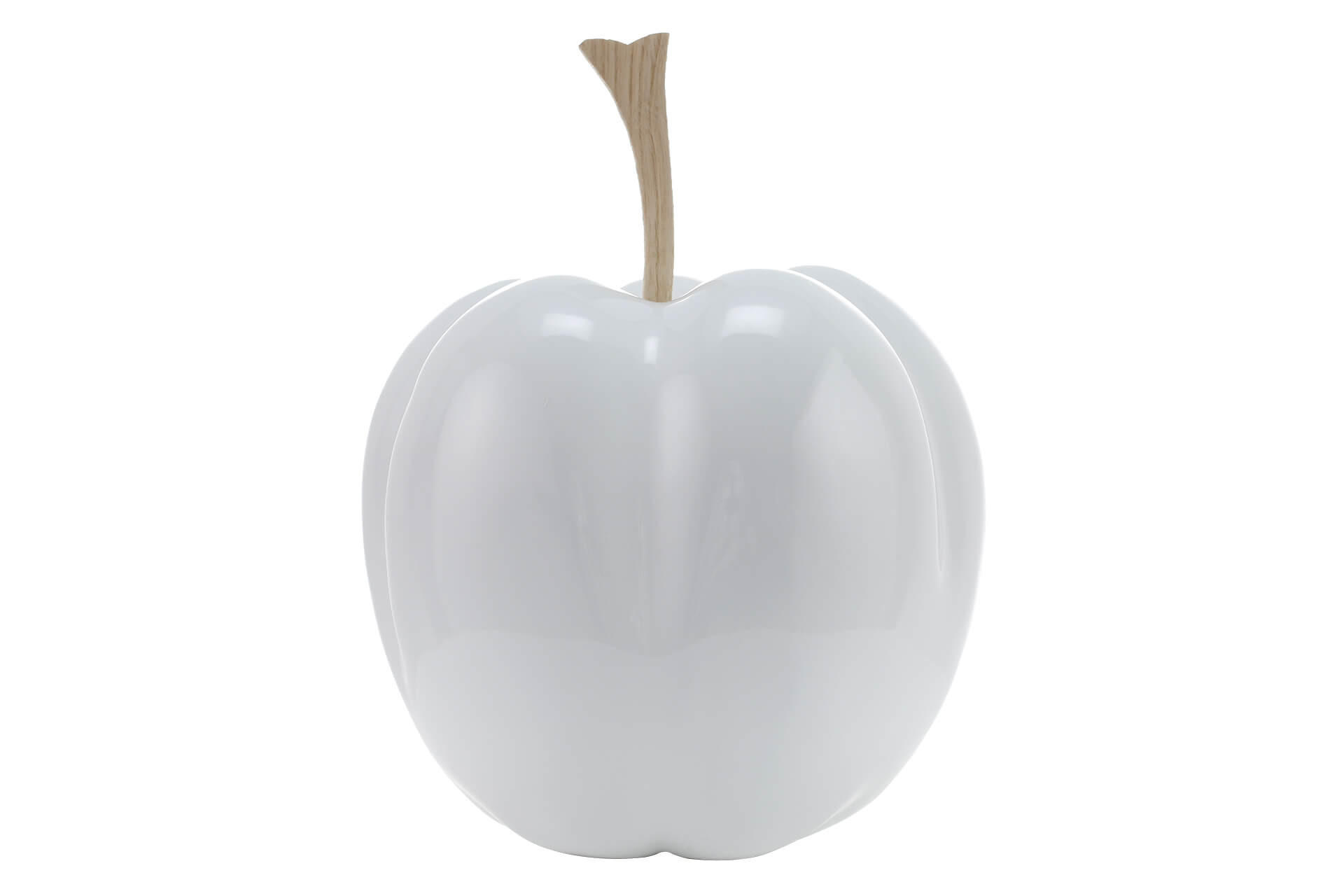 SKULPTUR Weiß 30/24 cm - Weiß, Stein (2.85/24/24cm) - KUNSTLOFT