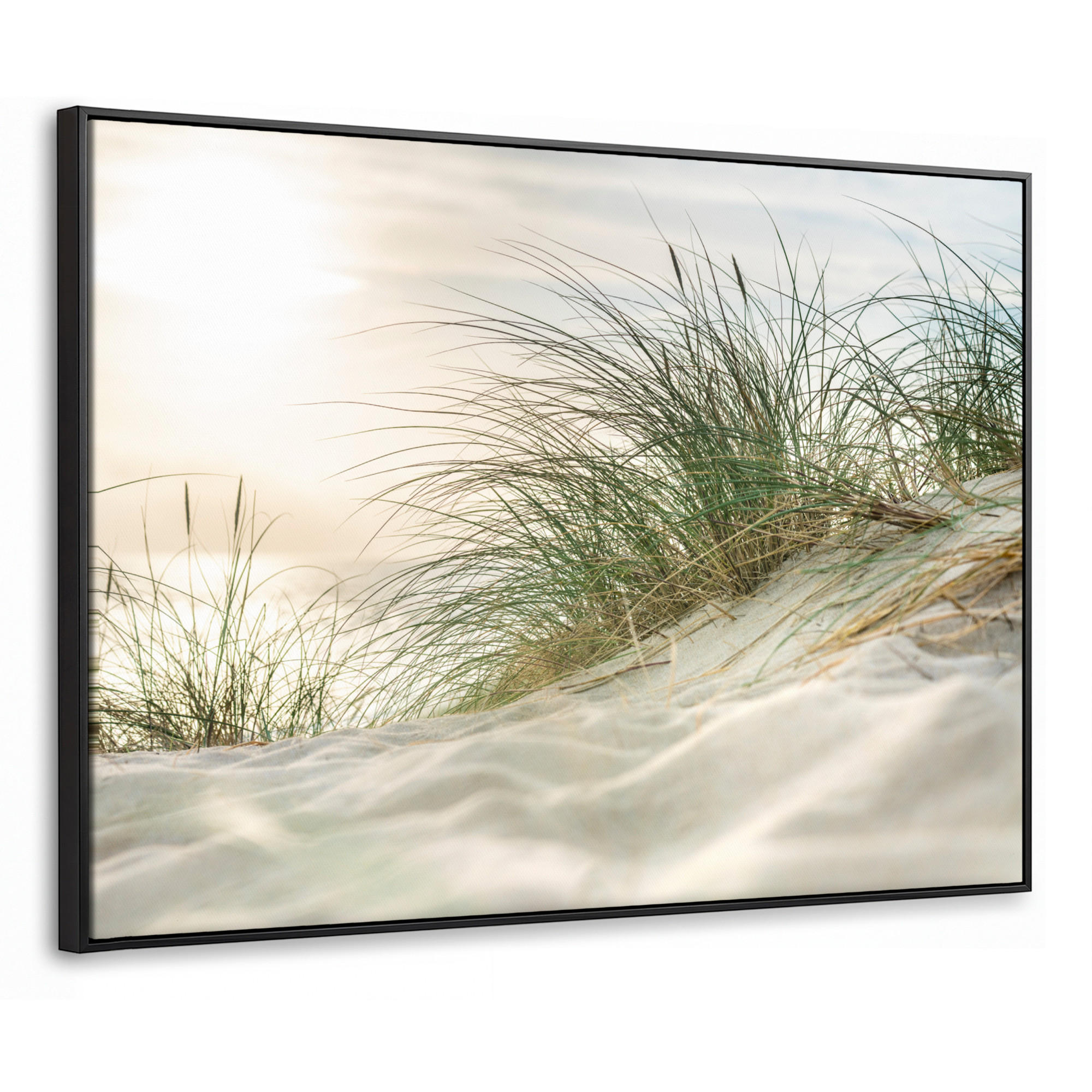 MuchoWow Leinwand Creme 70x50 cm