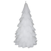 KERZE 396 g 11,5/11,5/20,5 cm - Weiß, Paraffin (11.5/20.5/11.5cm) - Atmosphera Createur d´interieur