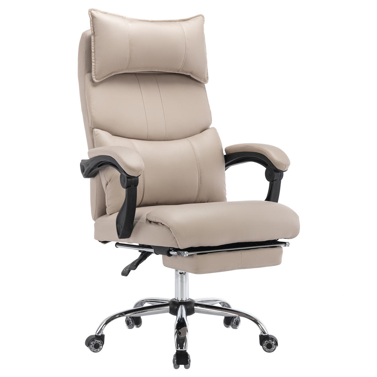 SNURRSTOLAR, tyg, ergonomiska, svankstöd, beige - Beige, Metall (48/120/65cm) - SHOPENTRA