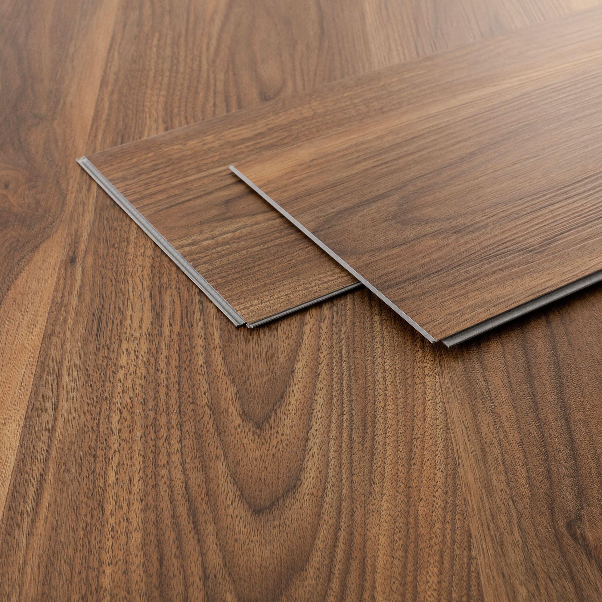 VINYLBODEN Click 6,16m²/28 Dielen Outtrigger Eiche - Dunkelbraun, Kunststoff (122/18/0.42cm) - ML-DESIGN