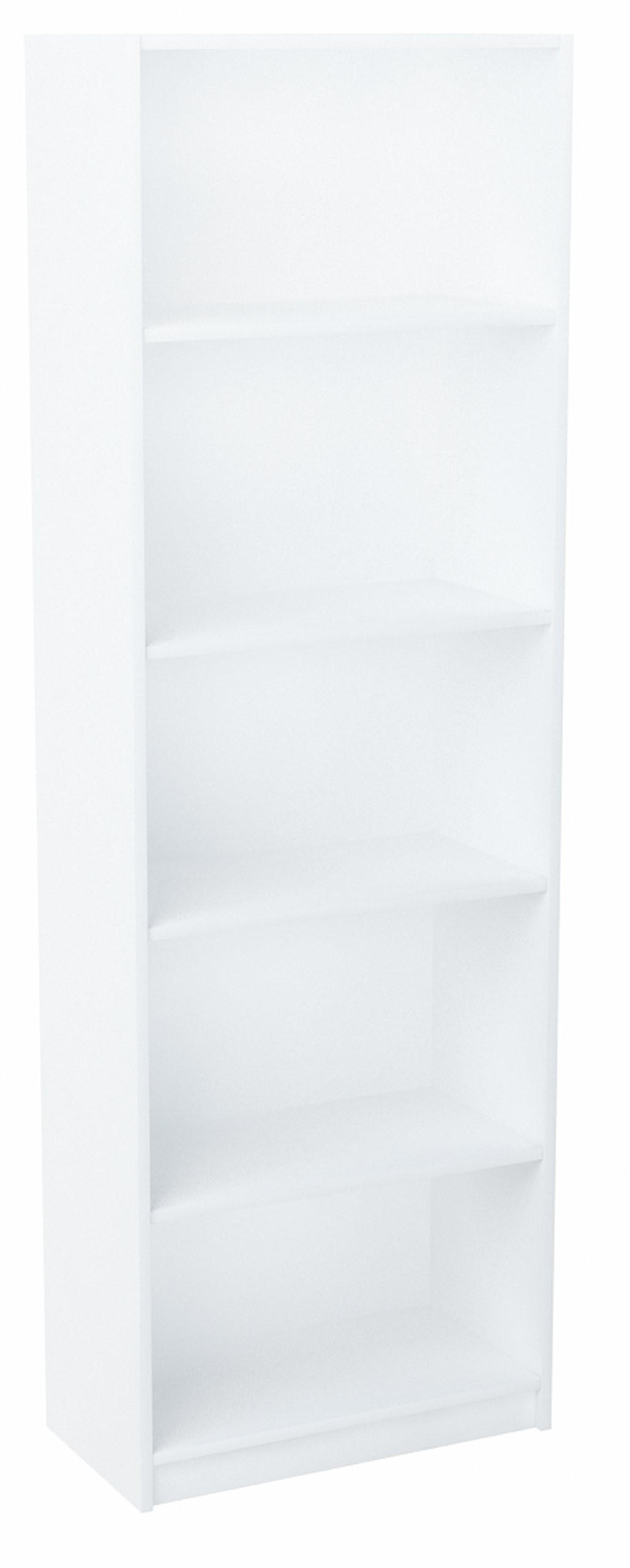 BÜCHERREGAL R3 Weiß 58/30/176 cm - Weiß, Holzwerkstoff (58/176/30cm) - Matkam Möbel