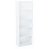 BÜCHERREGAL R3 Weiß 58/30/176 cm - Weiß, Holzwerkstoff (58/176/30cm) - Matkam Möbel