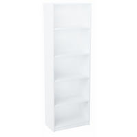 BÜCHERREGAL R3 Weiß 58/30/176 cm - Weiß, Holzwerkstoff (58/176/30cm) - Matkam Möbel