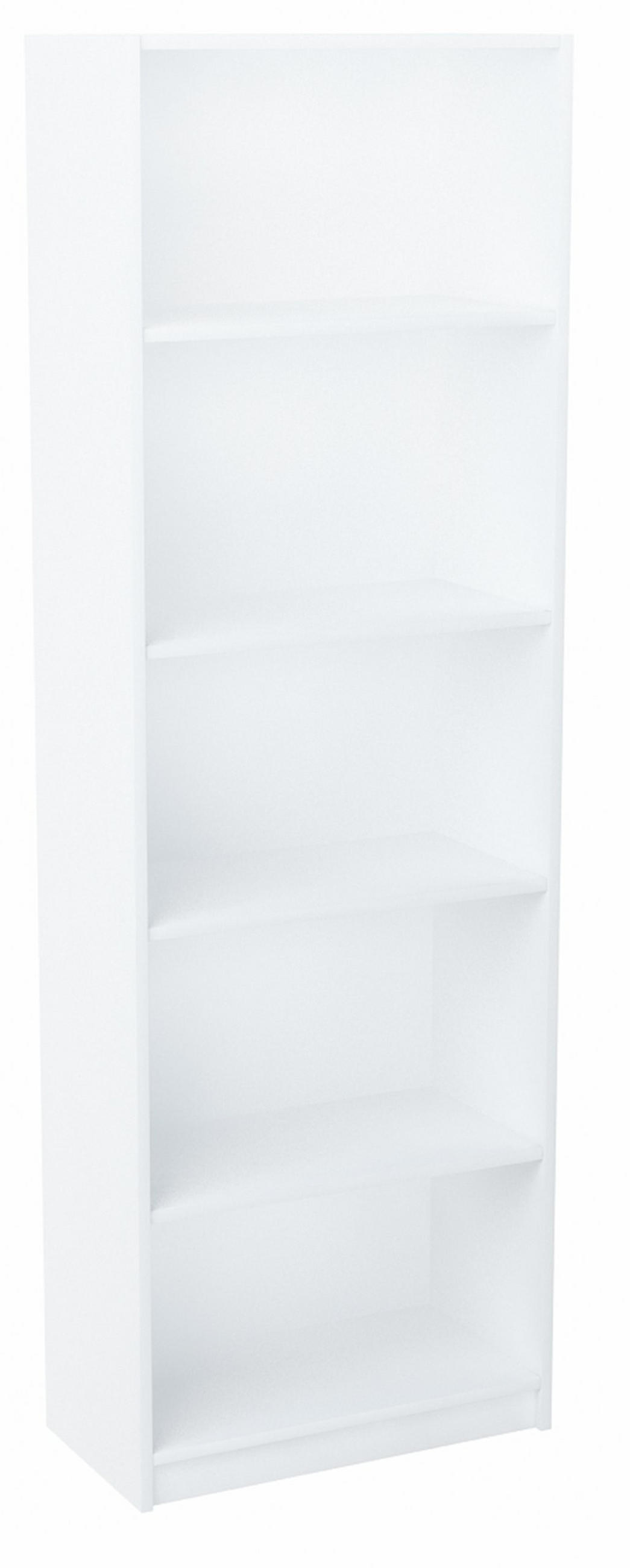 BÜCHERREGAL R3 Weiß 58/30/176 cm - Weiß, Holzwerkstoff (58/176/30cm) - Matkam Möbel