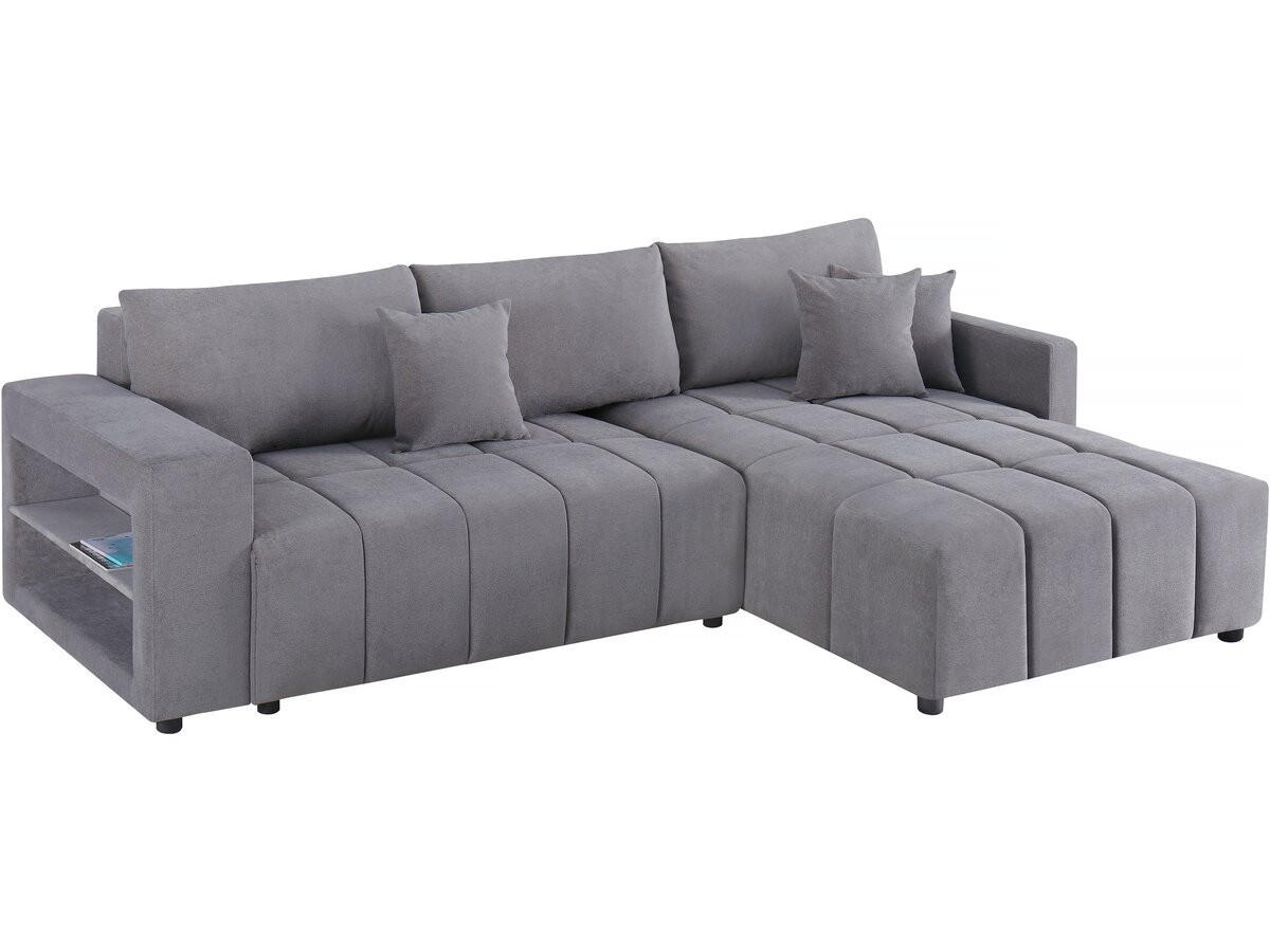 ECKSOFA trocadero Grau - Grau, Textil (178/264cm) - Habitat Garten