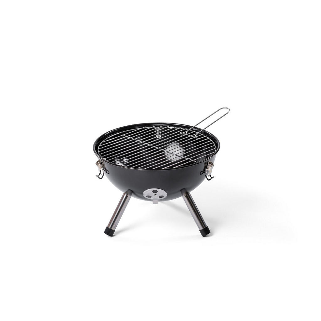 Thumbnail - Rosmarino Holzkohlegrill, Schwarz, Metall, 38x26x42 cm, Grills & Outdoor-Küchen, Holzkohlegrills