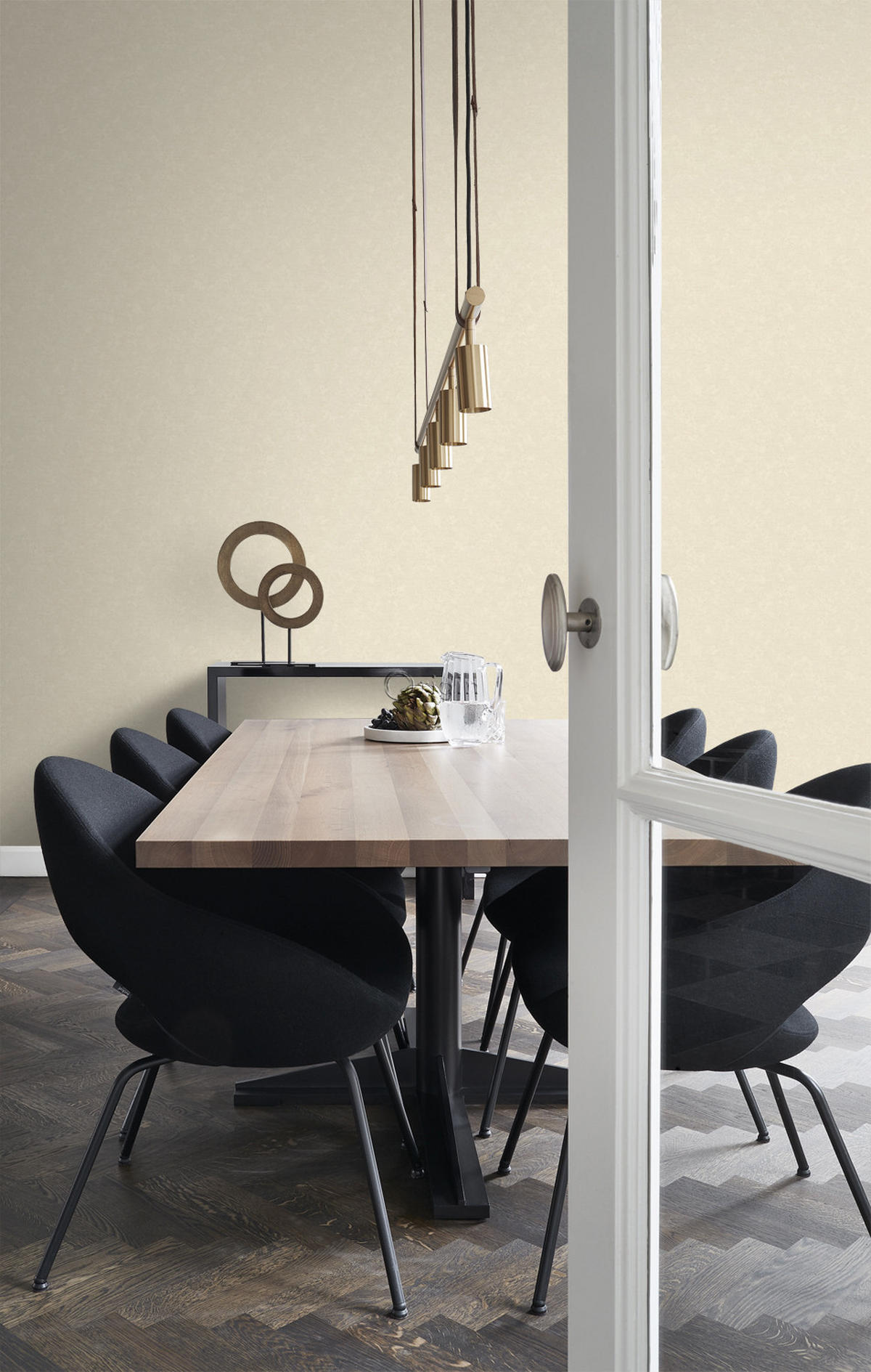 TAPETE Uni 53 cm x 10.05 m - Beige, Papier (53/1000cm) - Origin Wallcoverings