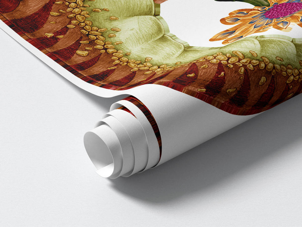 WANDAUFKLEBER 60x90cm - Dino der Leser - Multicolor, Kunststoff (60/90/0.1cm) - Wallfluent