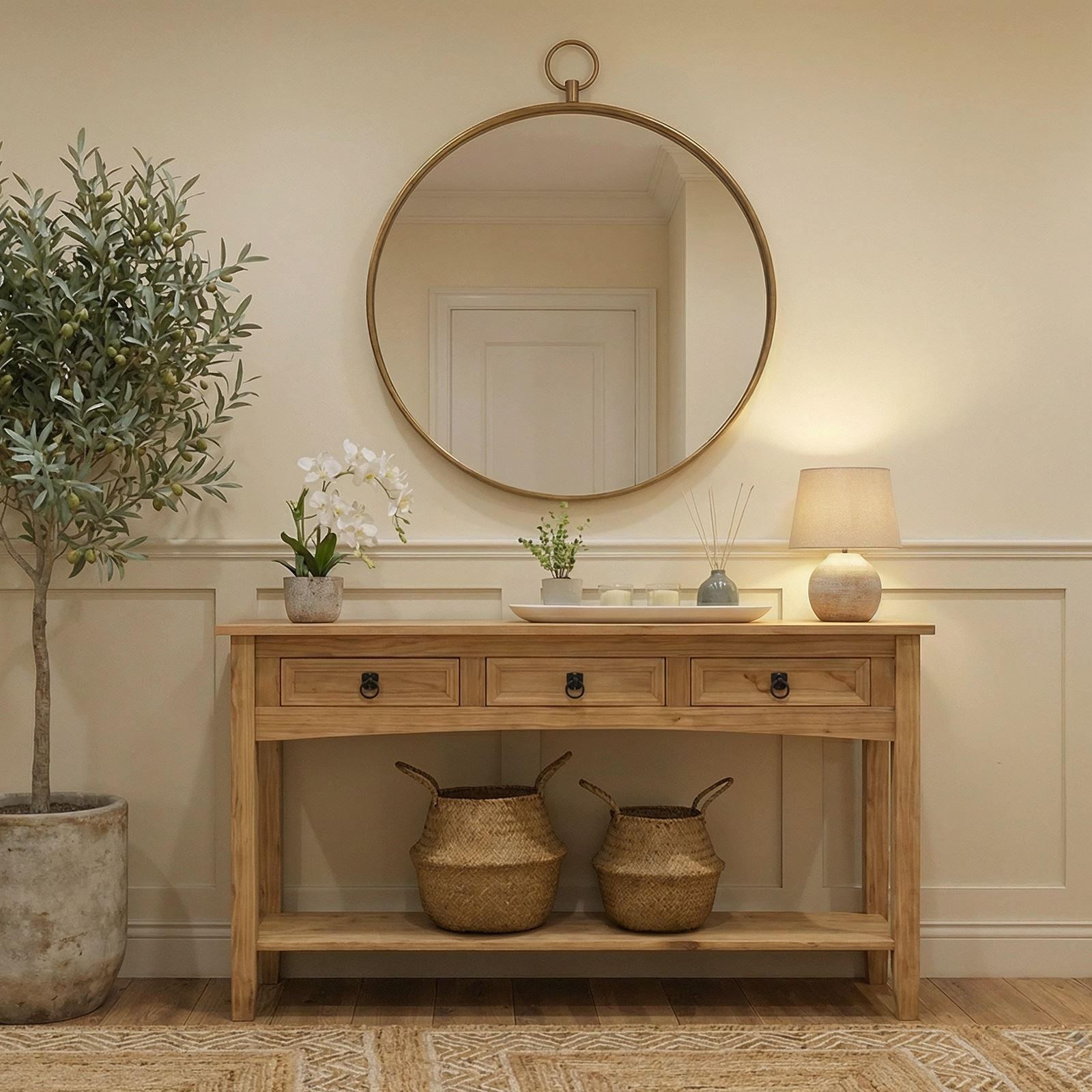 KONSOLENTISCH SALSA - Naturfarben, Holz (35/126/73cm) - CARO-Möbel