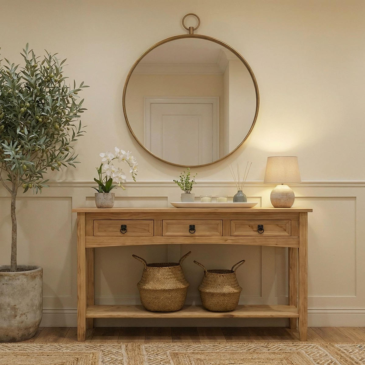 KONSOLENTISCH SALSA - Naturfarben, Holz (35/126/73cm) - CARO-Möbel