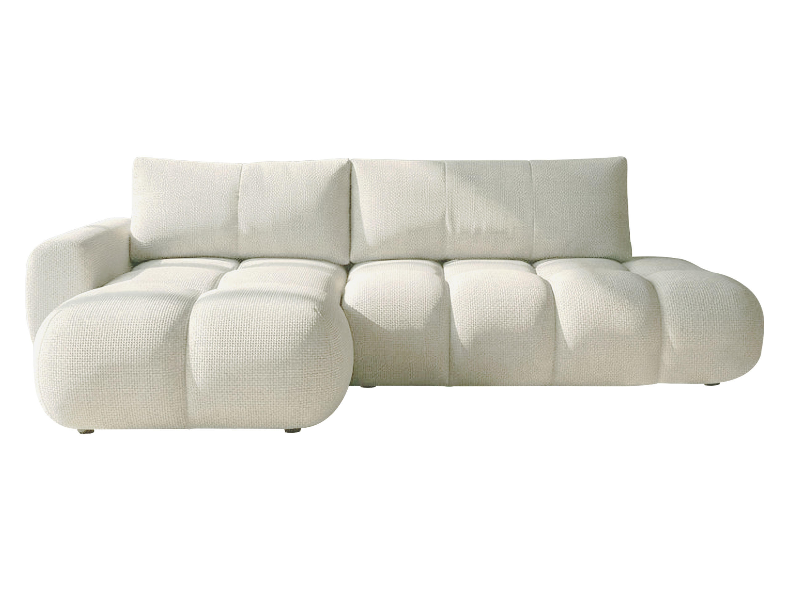 Mirjan24 Ecksofa Creme 285x172 cm