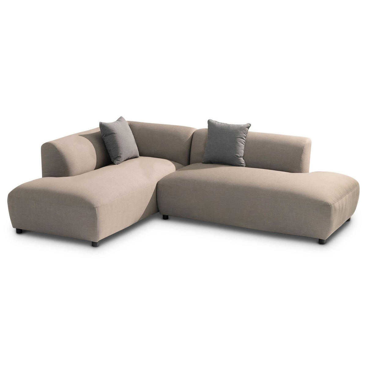 GARTENSOFA CALABRIA - Beige, Kunststoff (251/74/193cm) - IDIMEX