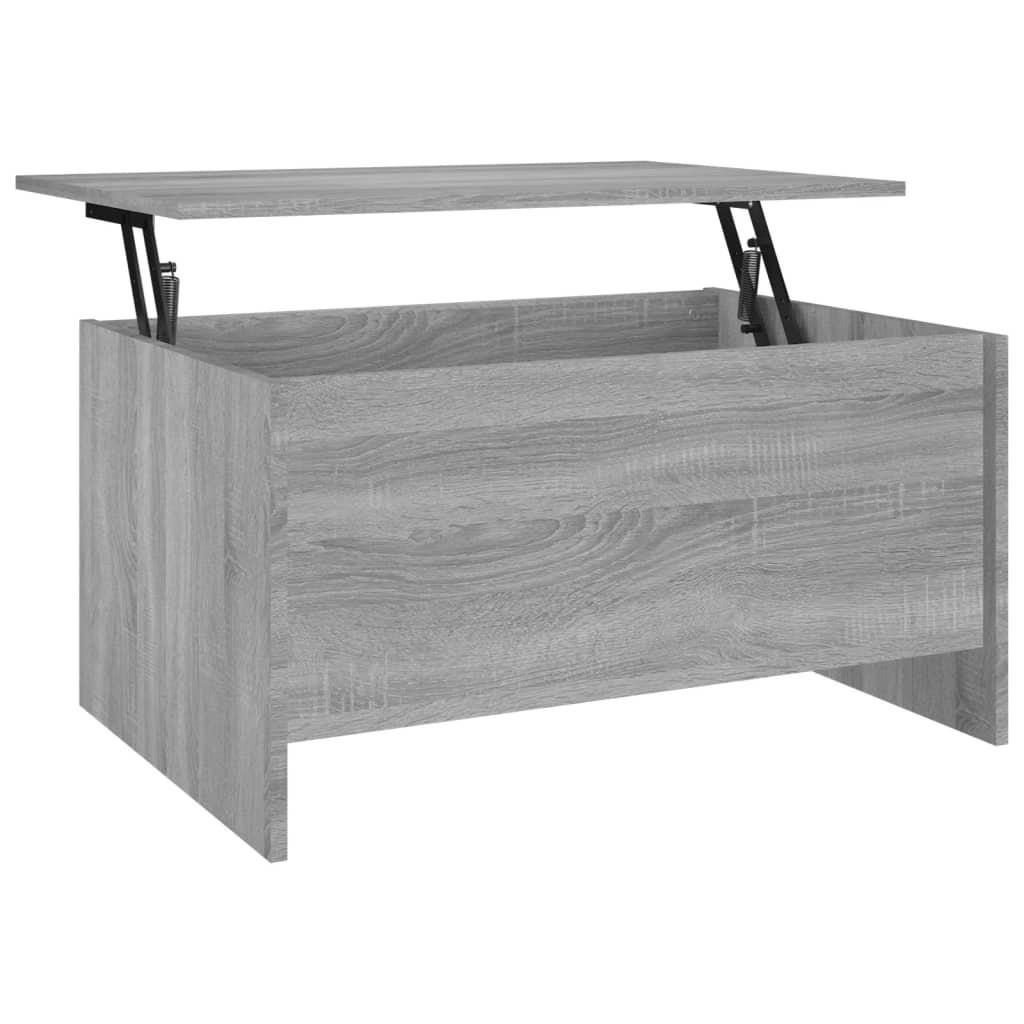 COUCHTISCH Grau Sonoma 80x55,5x41,5 cm Holzwerkstoff - Grau, Holzwerkstoff (80/55.5/41.5cm) - furnicato