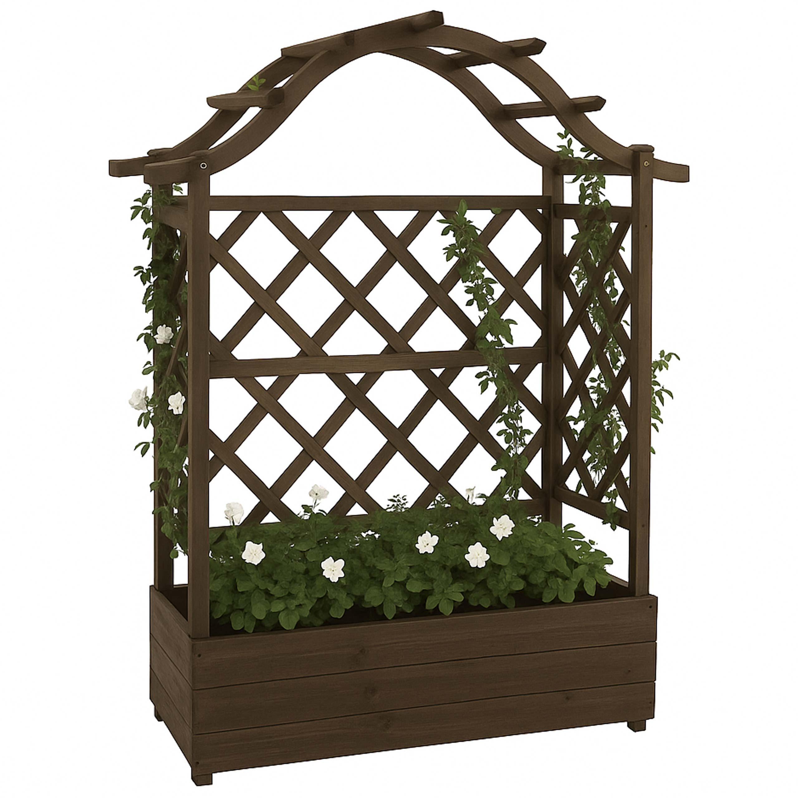 HOCHBEET 138x110x44cm Braun - Braun, Holz (110/138/44cm) - PROREGAL