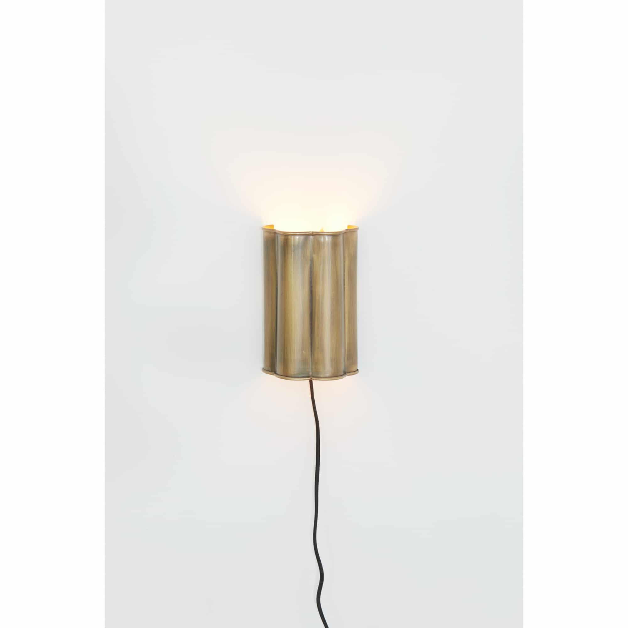 WANDLEUCHTE FRINGE Antike Bronze 13.5/9.5/20.5 cm - Bronzefarben, Metall (9.5/20.5/13.5cm) - Walldoctor