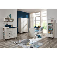 BABYZIMMER Mega-Set Lavea 8-tlg. - Eichefarben/Schwarz, Holzwerkstoff/Kunststoff (1/1/1cm) - arthur berndt