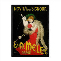 POSTER Dame Vintage A3 Rahmenlos - Klar, Papier (29.7/5/42cm) - Nacnic