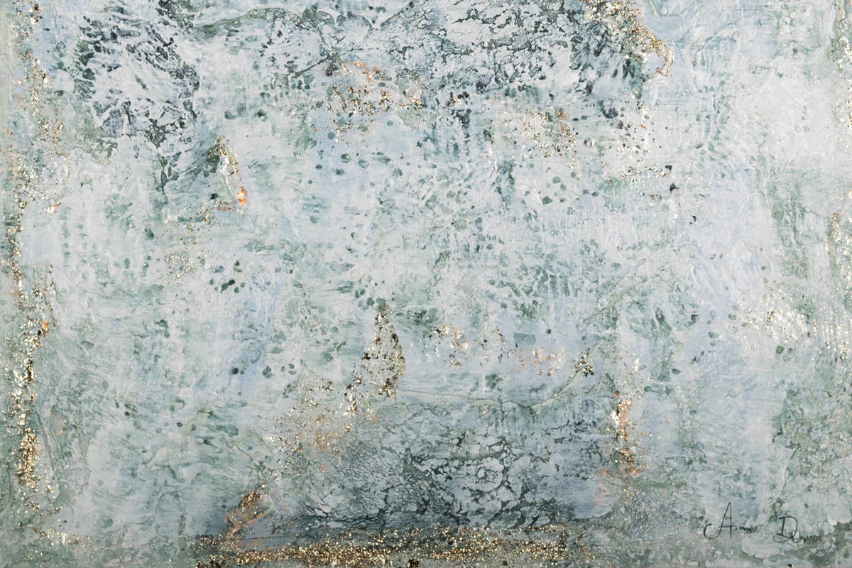 ACRYLBILD HANDGEMALT 80/120 cm - Grau, Holz/Textil (3.04/120cm) - KUNSTLOFT