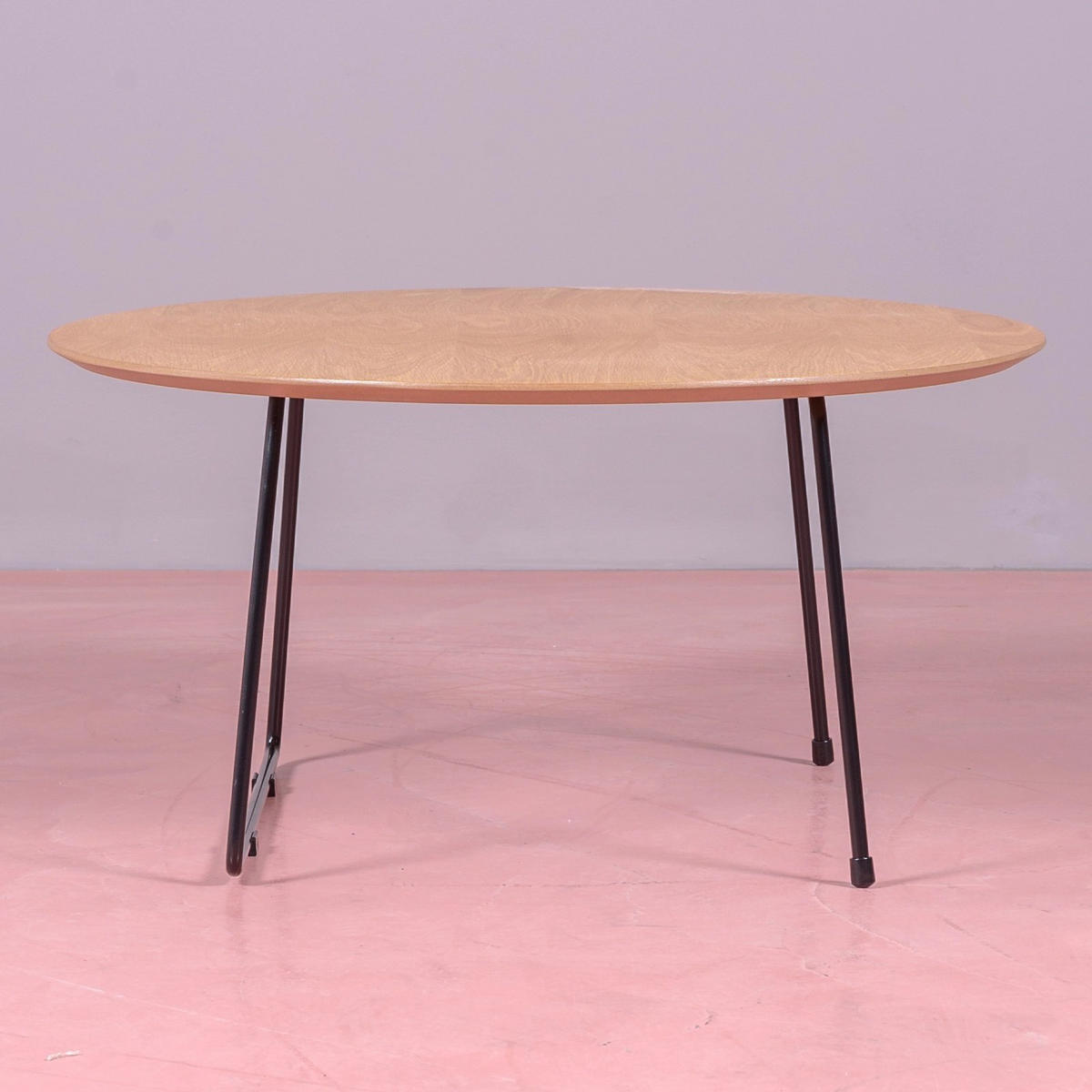 COUCHTISCH Rund Eichefarben 55/49/41 cm - Eichefarben, Holz (55/49/41cm) - Nest Dream