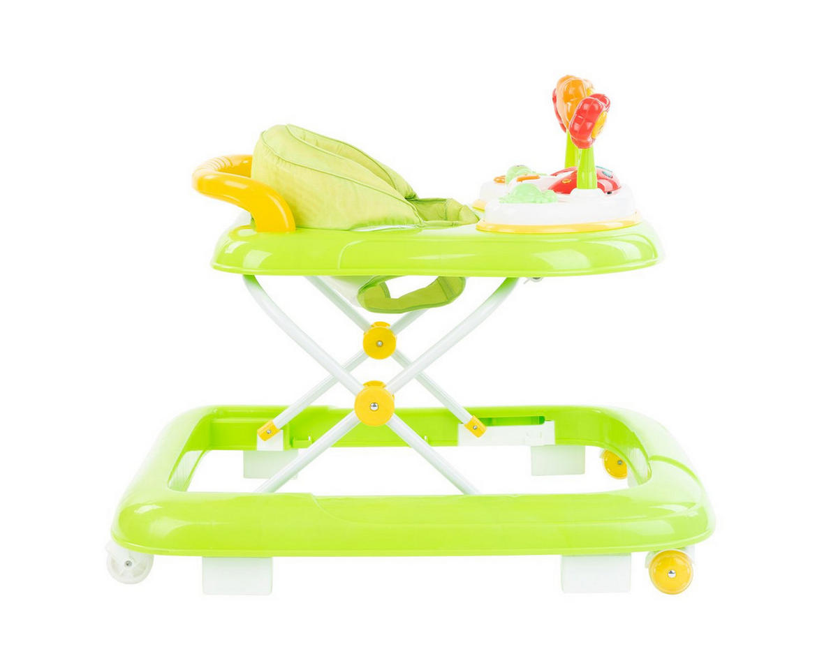 LAUFLERNHILFE Flowers grün 3-fach höhenverstellbar Spielcenter Licht faltbar - Grün, Kunststoff (65/80/52cm) - Kikka boo