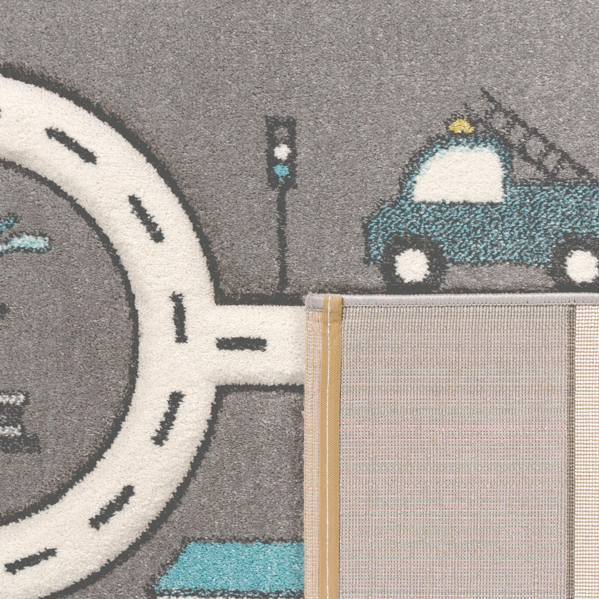 KINDERTEPPICH 160/230 cm Diamond 710 - Grau, Textil (160/230cm) - Paco Home