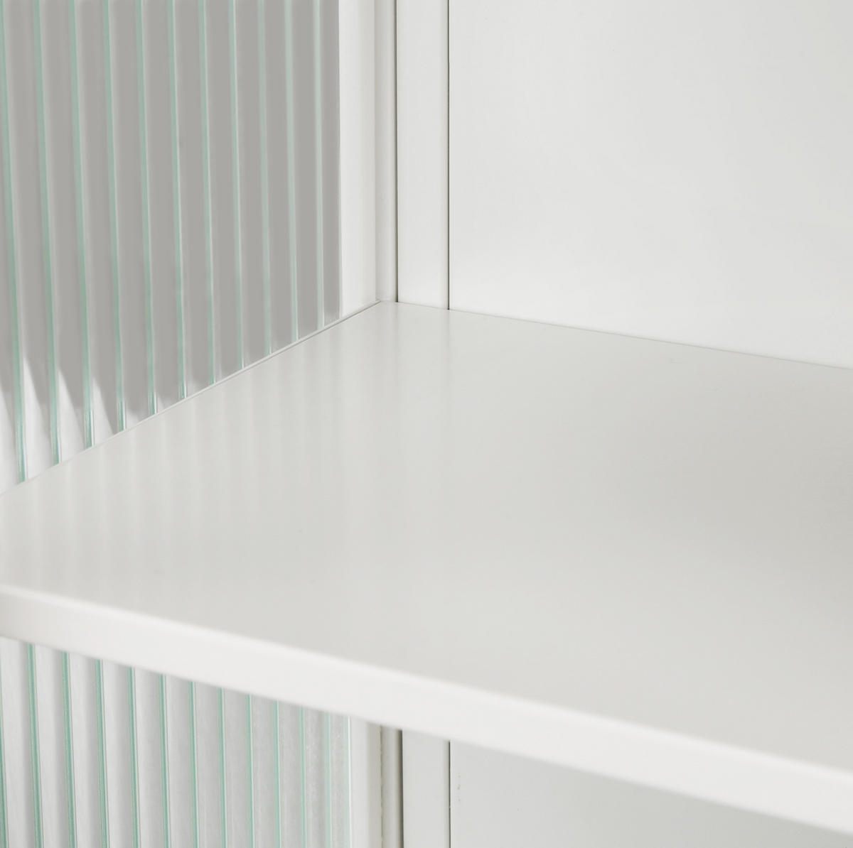 KÜCHENOBERSCHRANK 60/23/78 cm aus Metall und Glas mit Handtuchhalter Weiß - Weiß, Holzwerkstoff (60/78/23cm) - Modenvie