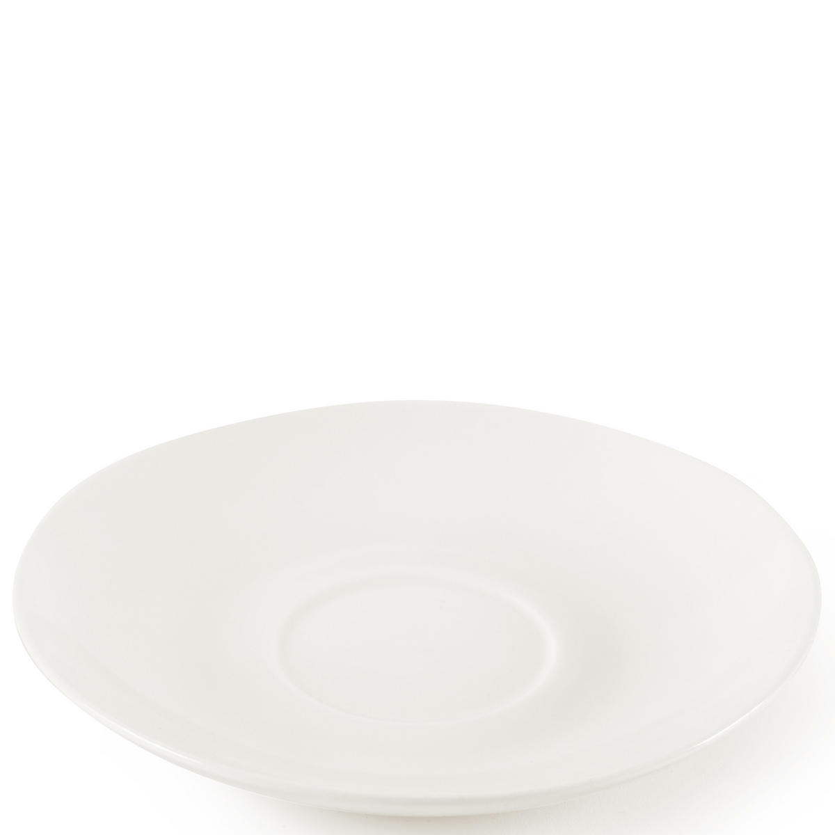 TASSEN-SET mit Untertasse AD BELLA 6-tlg,Porzellan, ecru - Ecru, Keramik (15/8/15cm) - KONSIMO®