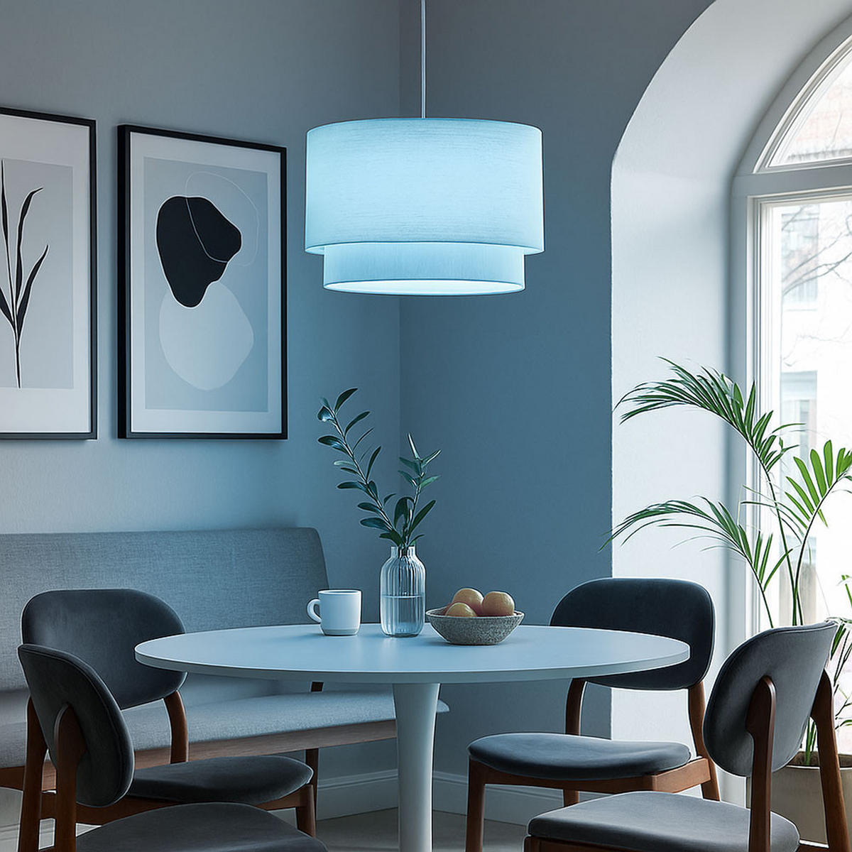 LED HÄNGELEUCHTE LEE Metall Beige - Beige, Metall (40/40/150cm) - Nowa