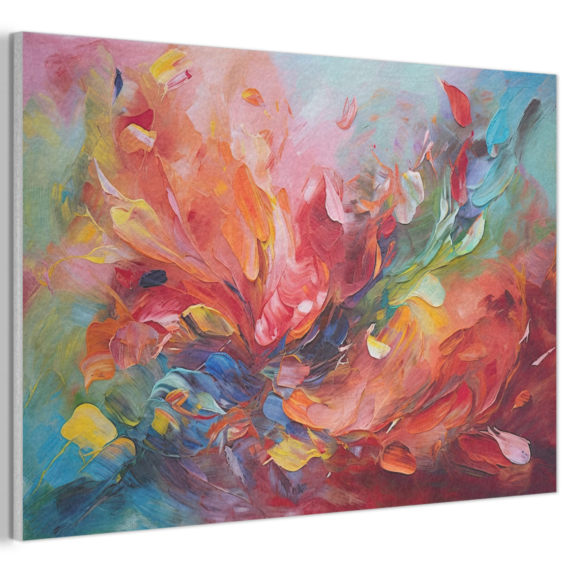 MuchoWow Akustikbild Altrosa 90x60x0.9 cm