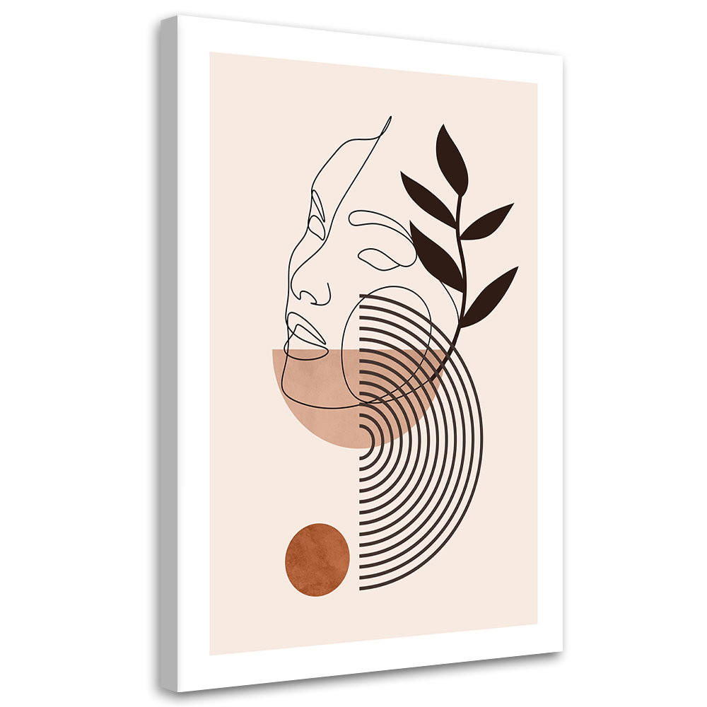 KUNSTDRUCK Beige 40/60 cm - Beige, Textil (40/60cm) - KUNSTLOFT