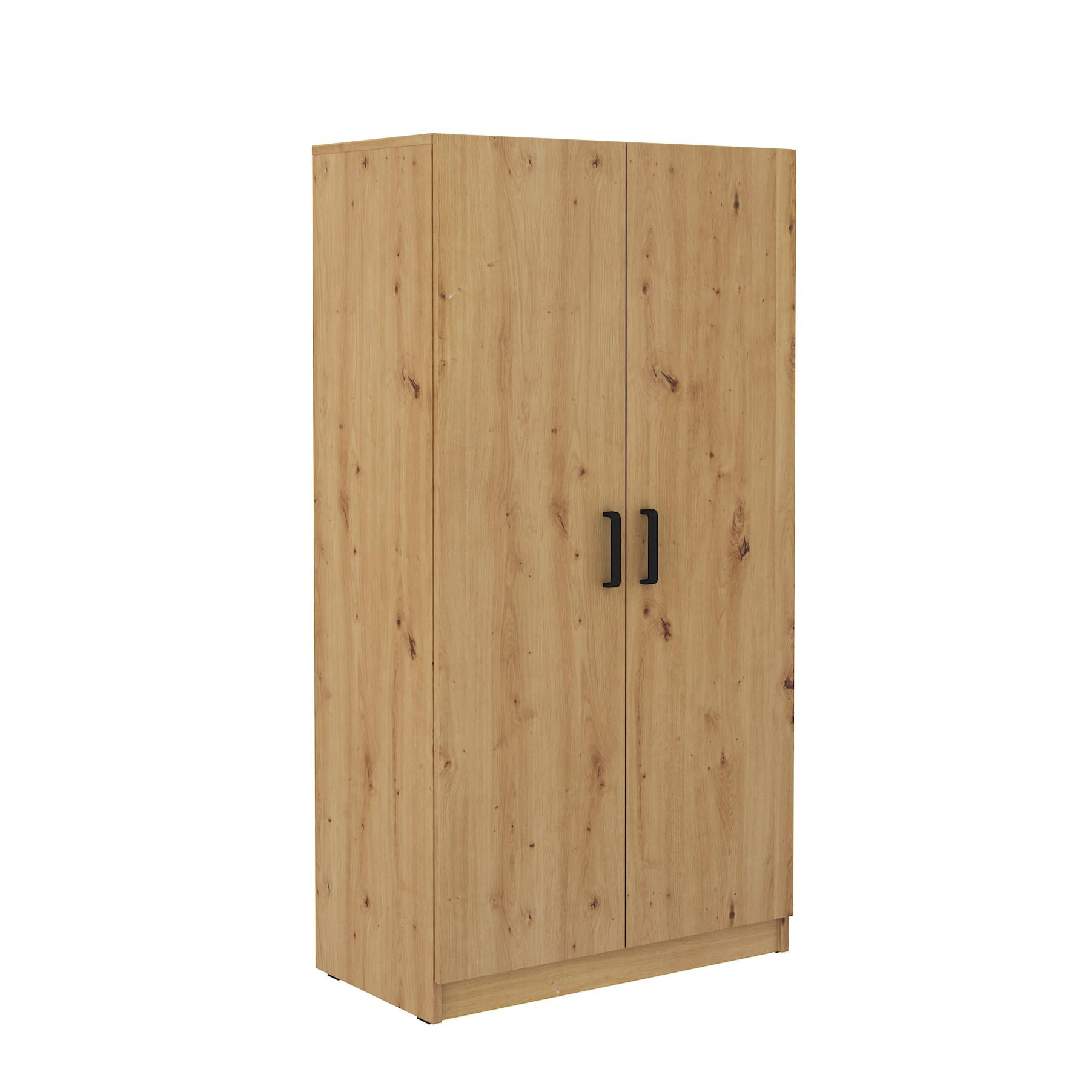 DREHTÜRENSCHRANK MALTESA 79,9/153,6/42cm 2-türig Eiche Artisan - Eiche Artisan, Holzwerkstoff (79.9/153.6/42cm) - MASSENO
