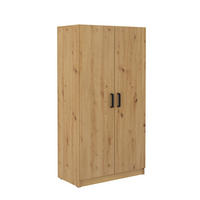 DREHTÜRENSCHRANK MALTESA 79,9/153,6/42cm 2-türig Eiche Artisan - Eiche Artisan, Holzwerkstoff (79.9/153.6/42cm) - MASSENO