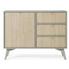 KOMMODE - Abeto Grün SD106 - Eichefarben/Grün, Holz (106/80/38cm) - Möblo