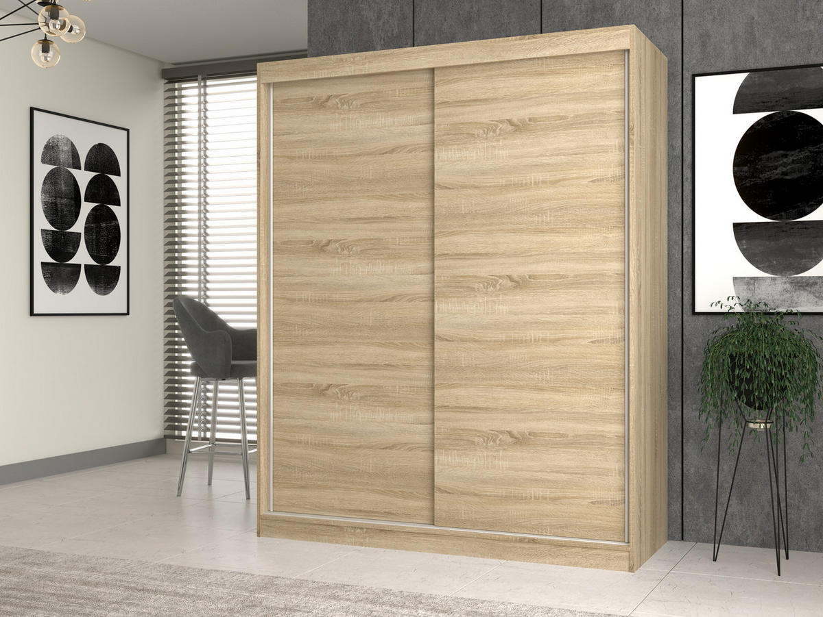 KLEIDERSCHRANK Sonoma 160/200/61 - Eiche Artisan, Holzwerkstoff (160/200/61cm) - RAUMHIRSCH FURNITURE
