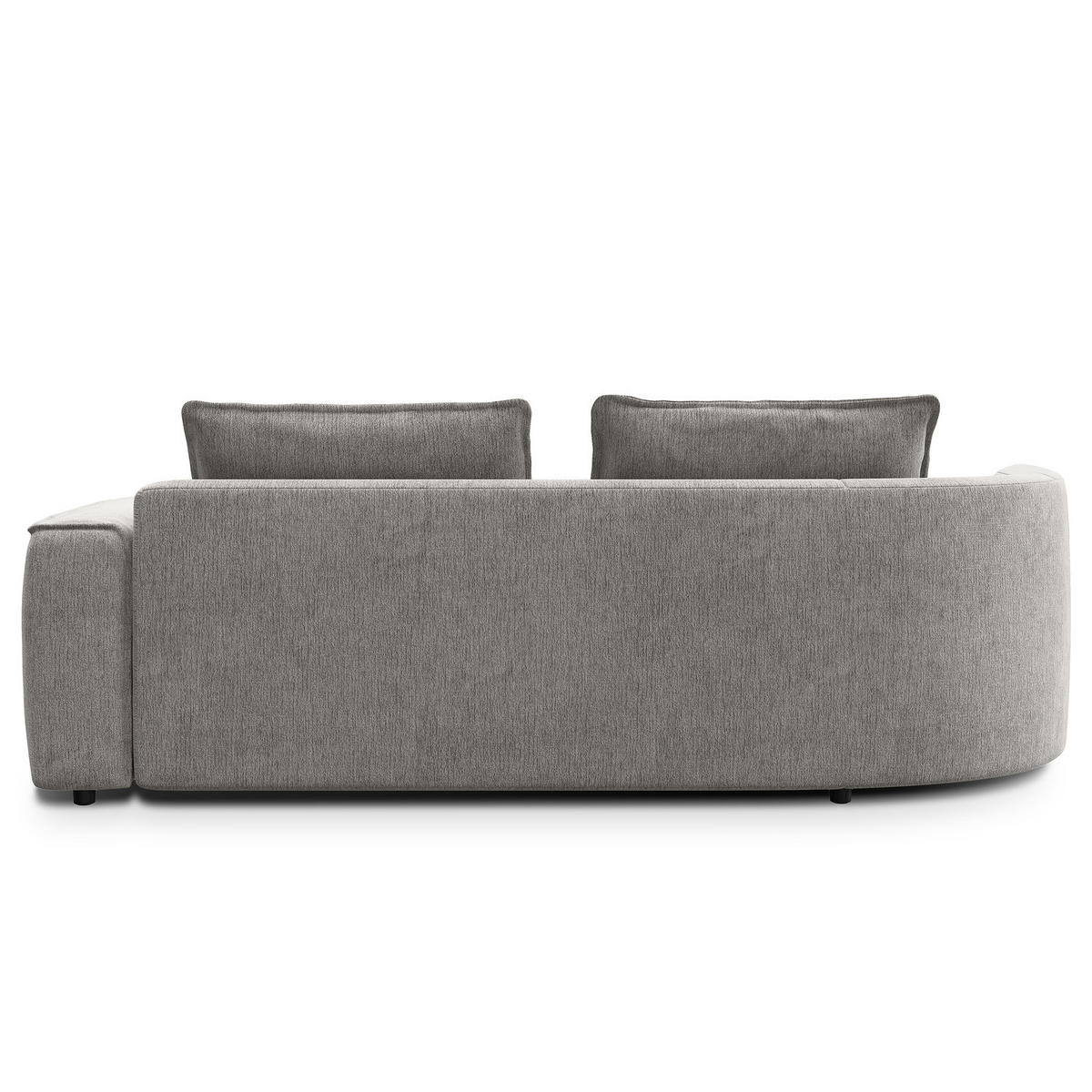 2,5-SITZER SOFA - Hellgrau, Textil (217/82/156cm) - home24