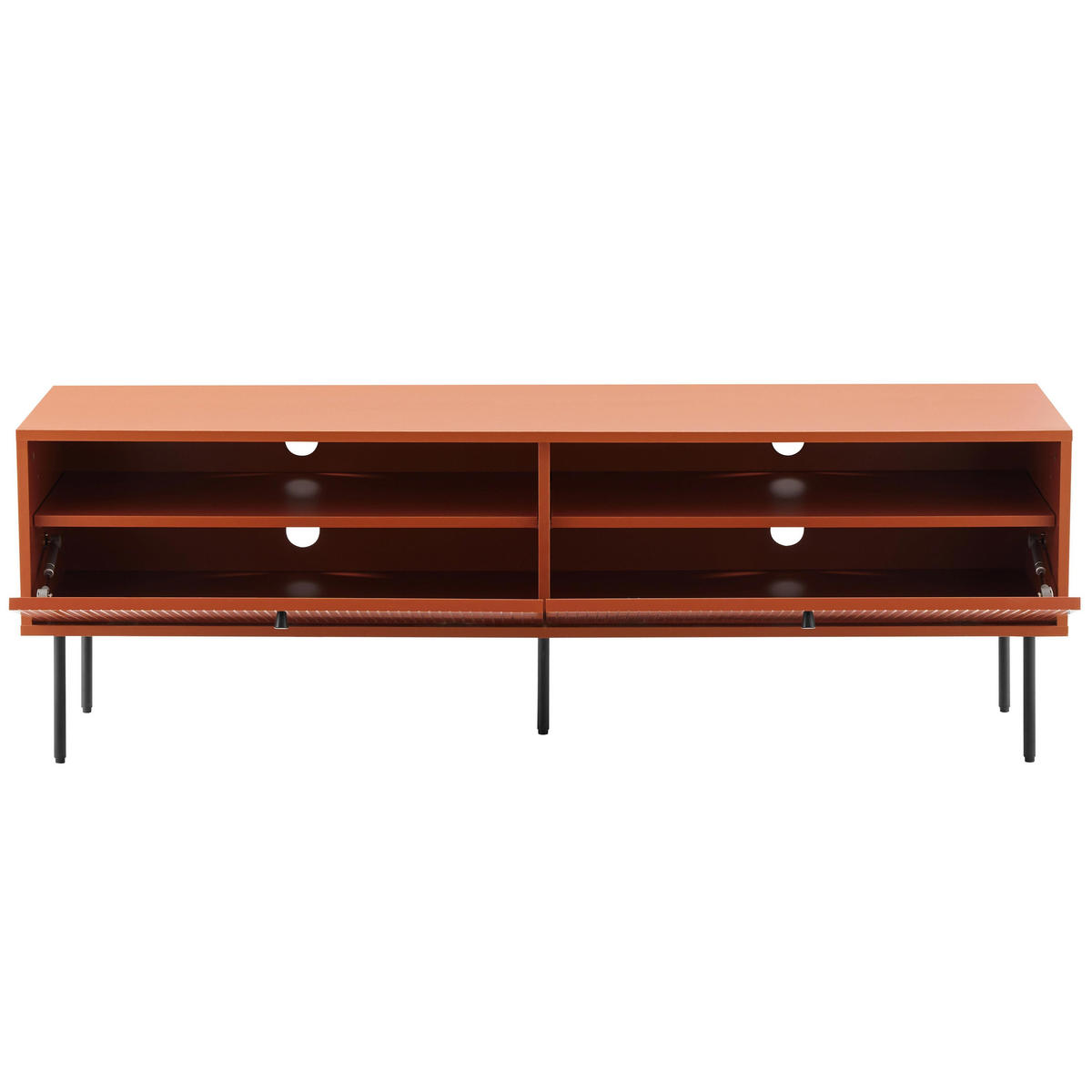 TV-MÖBEL 150 cm, Orange - Orange, Holz (40/50/150cm) - Oviala