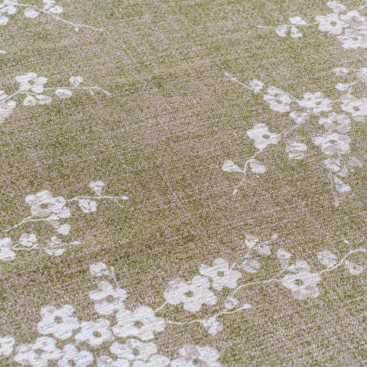 TEPPICH Wet Garden Sakura Sakura 170/240 cm - Grün, Textil (170/240cm) - Louis De Poortere