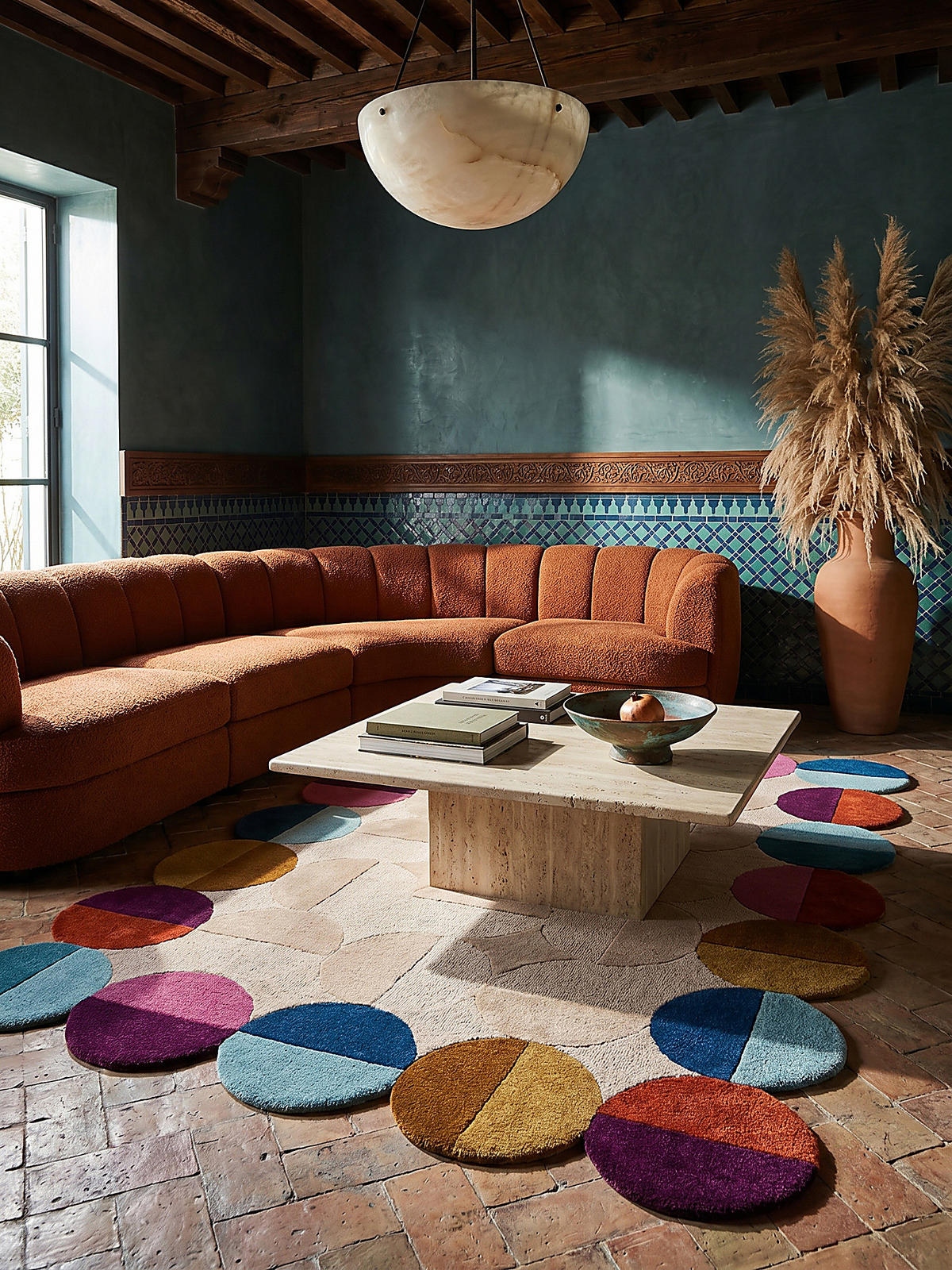 WOLLTEPPICH HALLEIN, geometrisch, Beige-Bunt, 160 x 230 cm - Multicolor, Textil (230/160cm) - KADIMA DESIGN