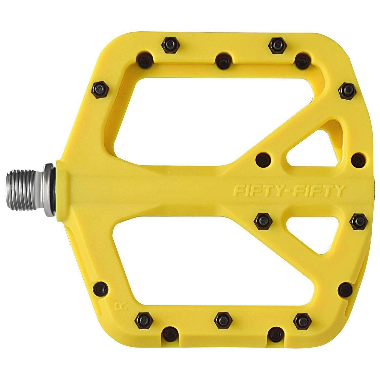 FAHRRADPEDALE Nylon Composite Gelb - Gelb, Kunststoff (10.6/1.5/10.6cm)