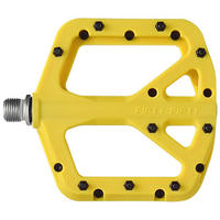 FAHRRADPEDALE Nylon Composite Gelb - Gelb, Kunststoff (10.6/1.5/10.6cm)