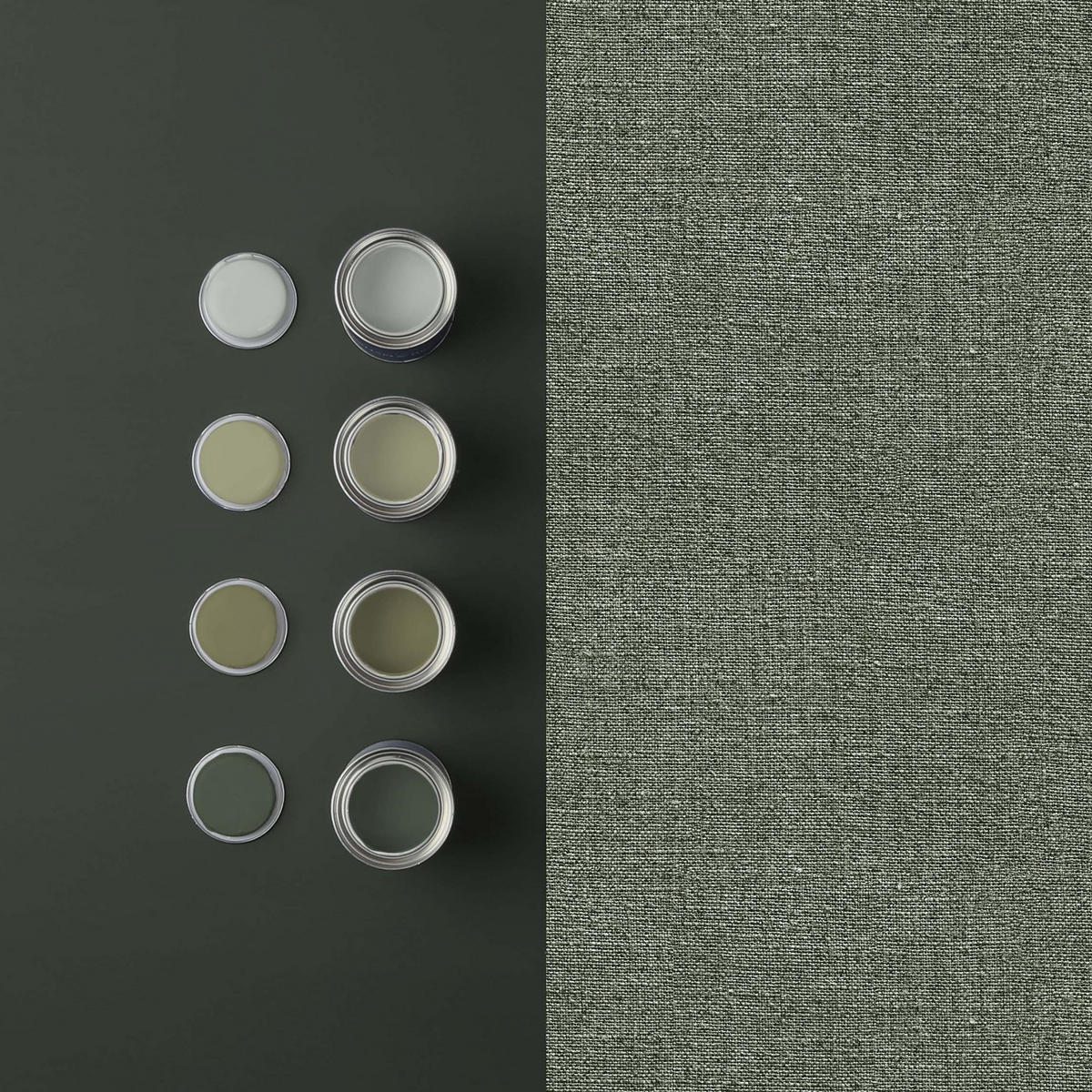 VLIESTAPETE Haptik Salbei - Grün, Papier/Kunststoff (52/1000cm) - Graham & Brown