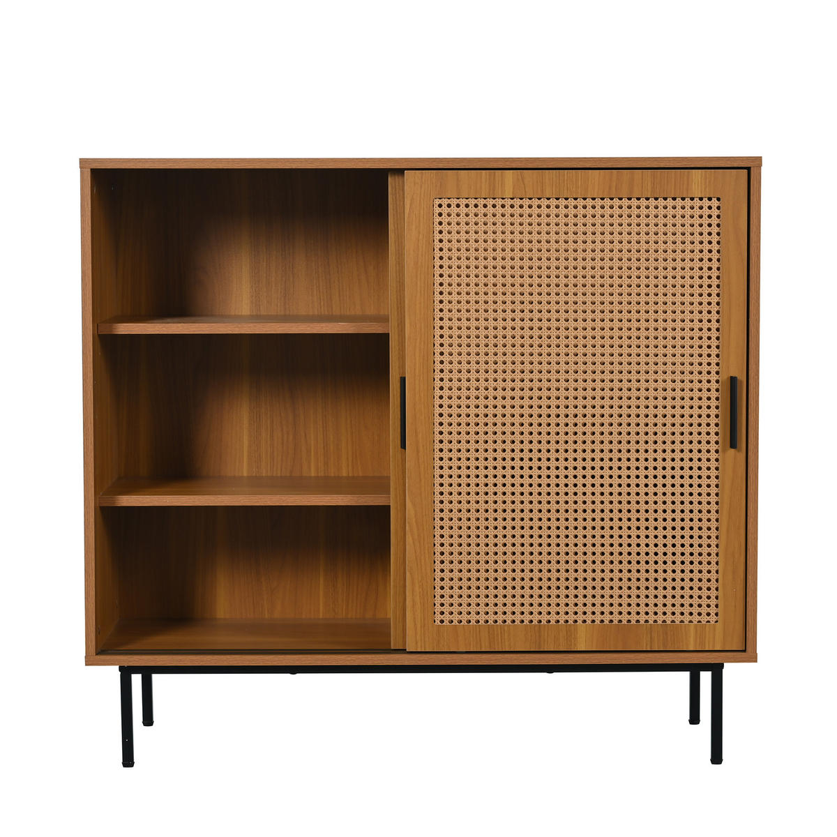 KOMMODE braun 100/37/90 cm - Braun, Holzwerkstoff (100/90/37cm) - Urban Meuble