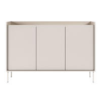 SIDEBOARD Tovi Kaschmirgrau / Holzoptik Eiche 140 cm - Kaschmir, Holzwerkstoff/Metall (139.8/95.5/36.4cm) - Selsey