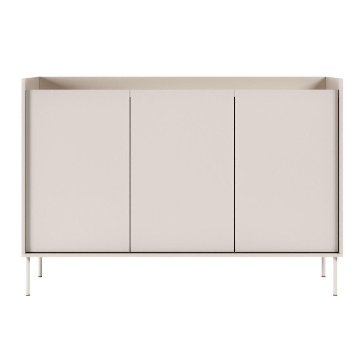 SIDEBOARD Tovi Kaschmirgrau / Holzoptik Eiche 140 cm - Kaschmir, Holzwerkstoff/Metall (139.8/95.5/36.4cm) - Selsey