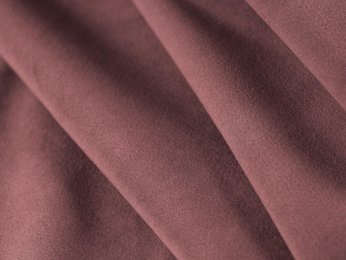 MODULARES-SOFA links Bellis aus Samt rosa 4 Sitzplätze - Pink, Textil (94/63/282cm) - Micadoni